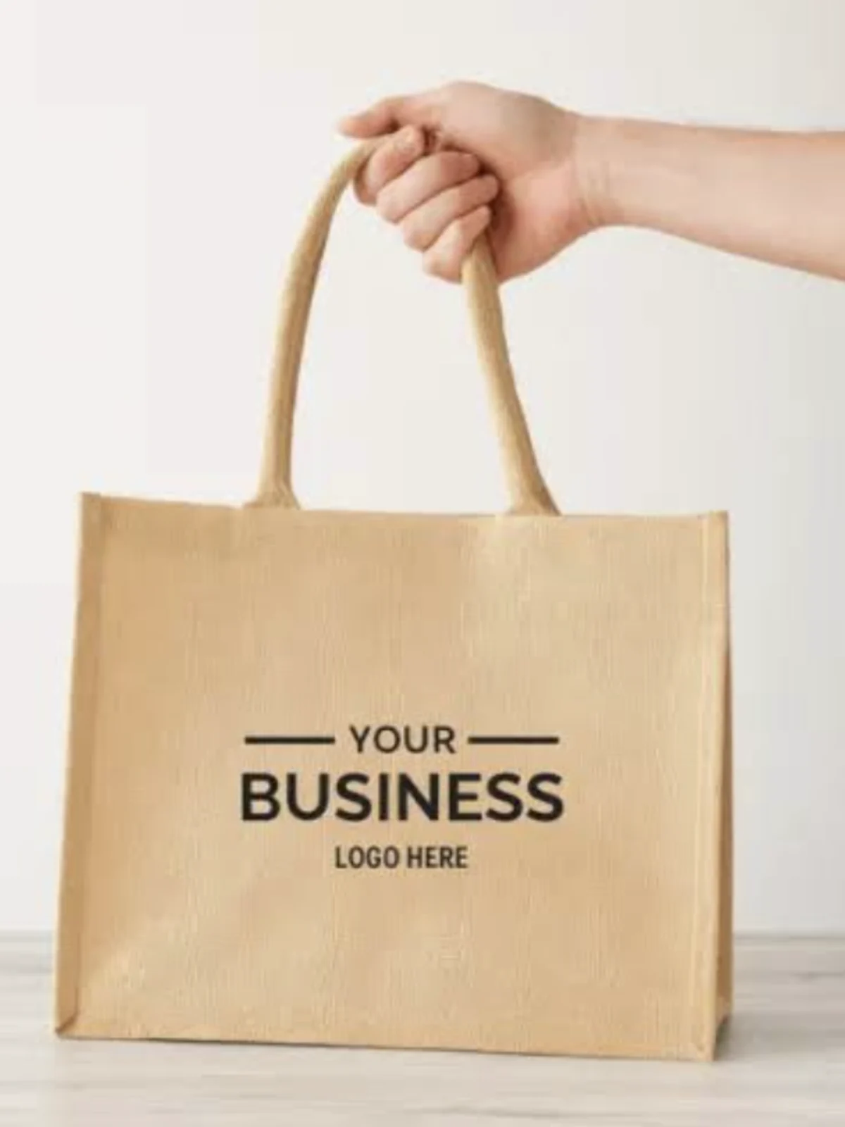 Custom Logo Jute Tote