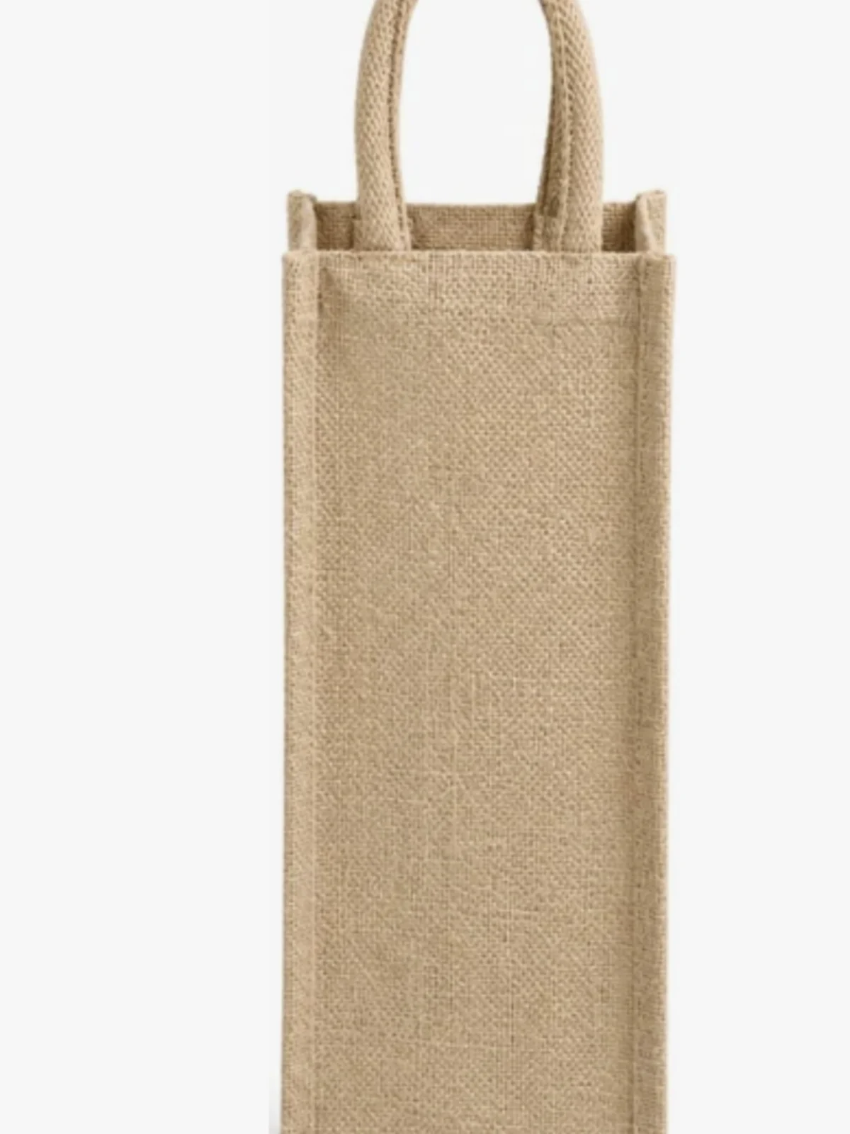Classic Natural Jute Wine Bag